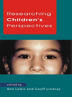 cover image of Researching Children's Perspectives
